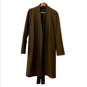 COPY - French Connection— Brown wool kimono-style coat with belt